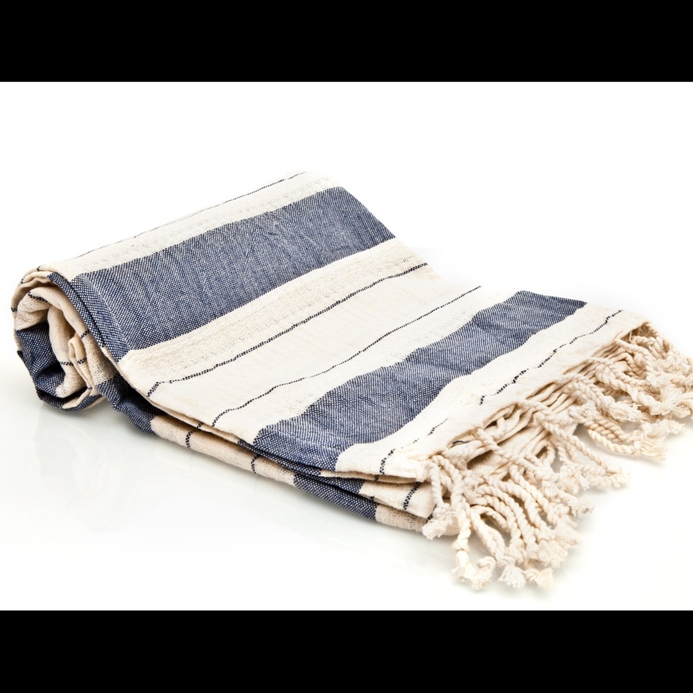 Turkish Bath Towel in Navy